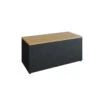 Banc Acier Laqué Noir Et Bois De Teck - Ofyr 1 Banc Acier Laqué Noir Et Bois De Teck - Ofyr -Weber Soldes Magasin banc noir teck 2020000022336