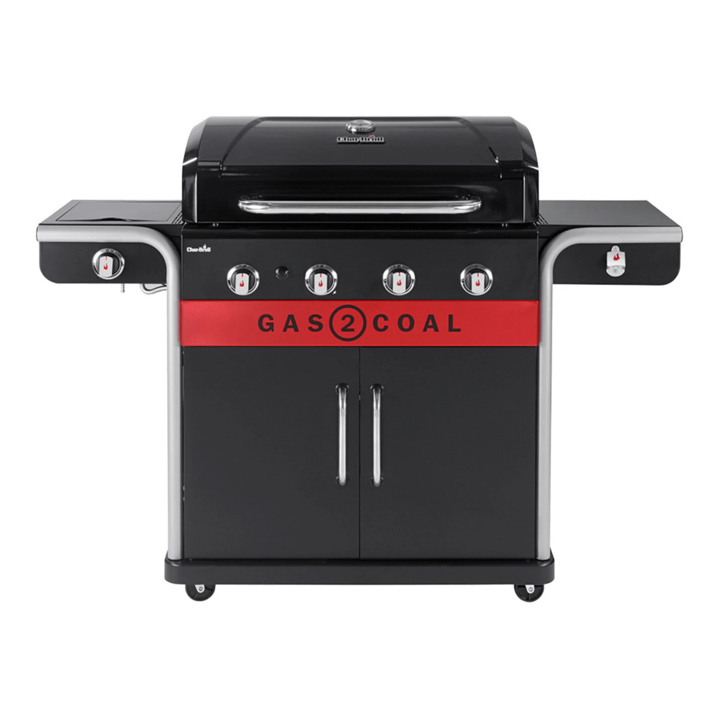 Barbecue Hybride Gaz Et Charbon Gas2Coal 440 - Char-Broil 3 Barbecue Hybride Gaz Et Charbon Gas2Coal 440 - Char-Broil
