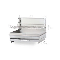 Barbecue Charbon Encastrable Montory Inox Marin - Le Marquier 7 Barbecue Charbon Encastrable Montory Inox Marin - Le Marquier -Weber Soldes Magasin barbecue vintage montory 61 x 40 inox le marquier 3339380062702 2