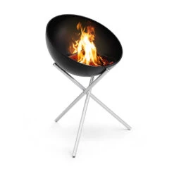 Brasero Rond En Acier émaillé Bowl + Trépied + Plancha - Höfats -Weber Soldes Magasin bowl hofats pied haut plancha 4260447331020 8