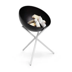 Brasero Rond En Acier émaillé Bowl + Trépied + Plancha - Höfats -Weber Soldes Magasin bowl hofats pied haut plancha 4260447331020 9