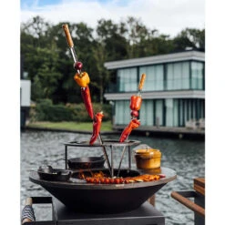 Brasero OFYR Island Noir 100 Tablette Teck + Housse 7 Brasero OFYR Island Noir 100 Tablette Teck + Housse -Weber Soldes Magasin brasero ofyr island noir 100 100 tablette bois 7436933035056 2