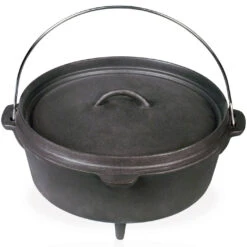 Cocotte 9L En Fonte Trépied Junko - Barbecook -Weber Soldes Magasin cocotte 9l fonte 5400269227210 2