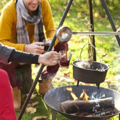 Cocotte 9L En Fonte Trépied Junko - Barbecook -Weber Soldes Magasin cocotte 9l fonte 5400269227210 3