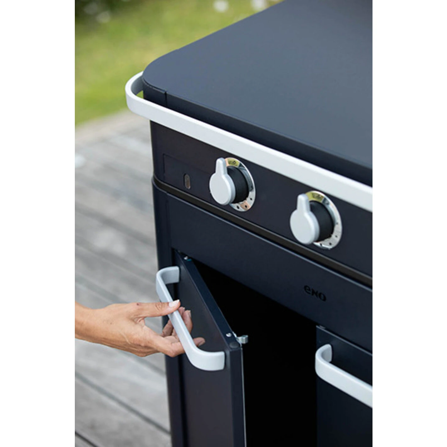 Combo Plancha Gaz Enosign 65 Bleu (Chariot Et Capot) - ENO* 6 Combo Plancha Gaz Enosign 65 Bleu (Chariot Et Capot) - ENO* – Image 4