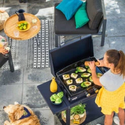 Combo Plancha Gaz Adela Bleu 260 Chariot + Capot - Le Marquier 8 Combo Plancha Gaz Adela Bleu 260 Chariot + Capot - Le Marquier -Weber Soldes Magasin combo plancha gaz adela bleu celeste 260 capot protection 3339380157637 2