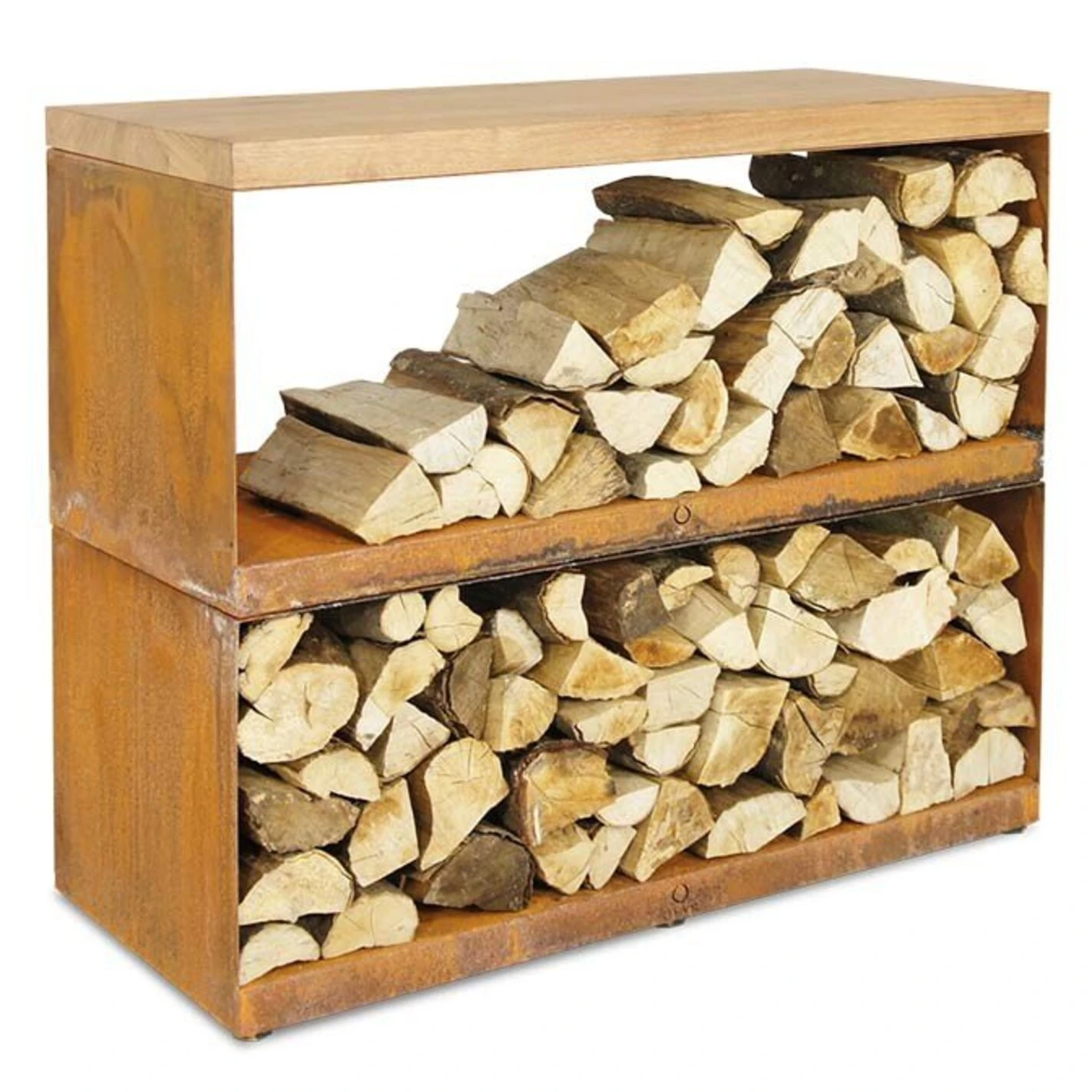 Meuble Dressoir Range-bois Acier Corten - Ofyr 3 Meuble Dressoir Range-bois Acier Corten - Ofyr