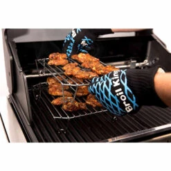 Kit Double Grille En Inox - Broil King 12 Kit Double Grille En Inox - Broil King -Weber Soldes Magasin double grille inox broil king 2020000030942 4