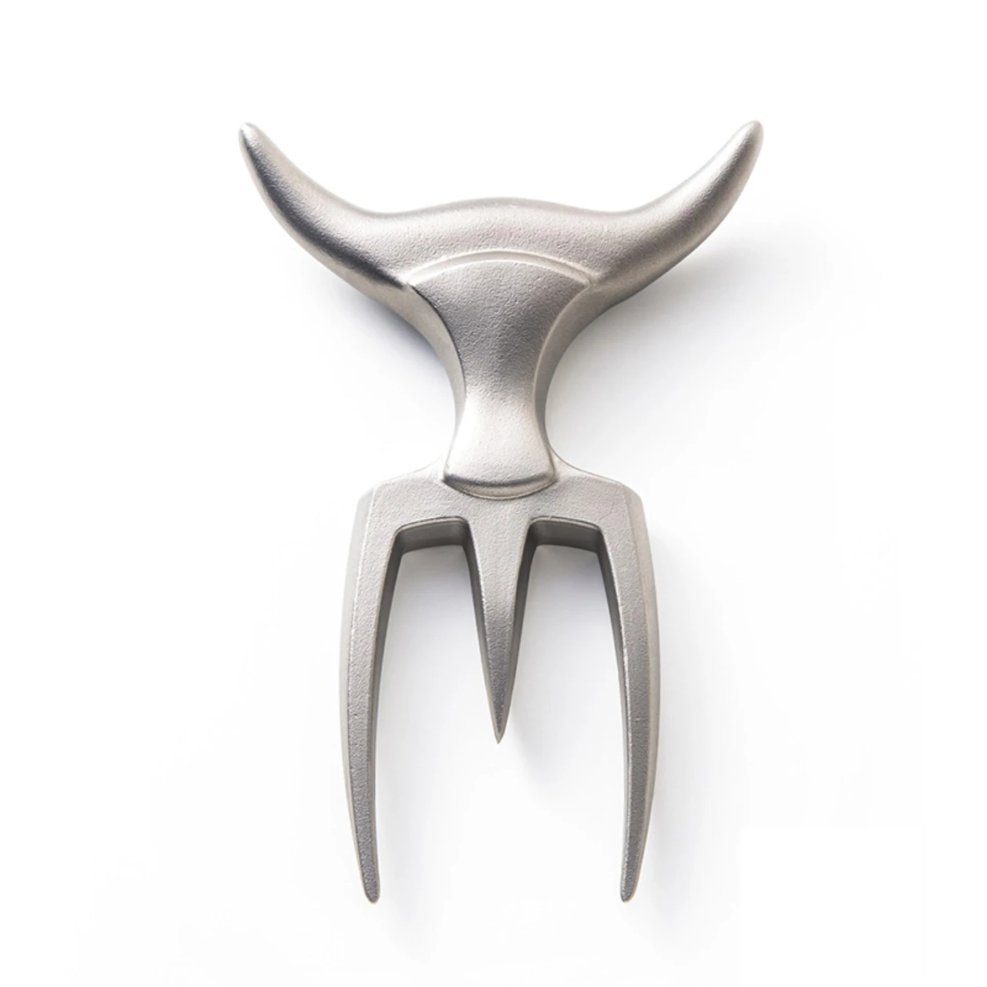 Fourchette à Viande Inox Brut + Support - Tridens 3 Fourchette à Viande Inox Brut + Support - Tridens