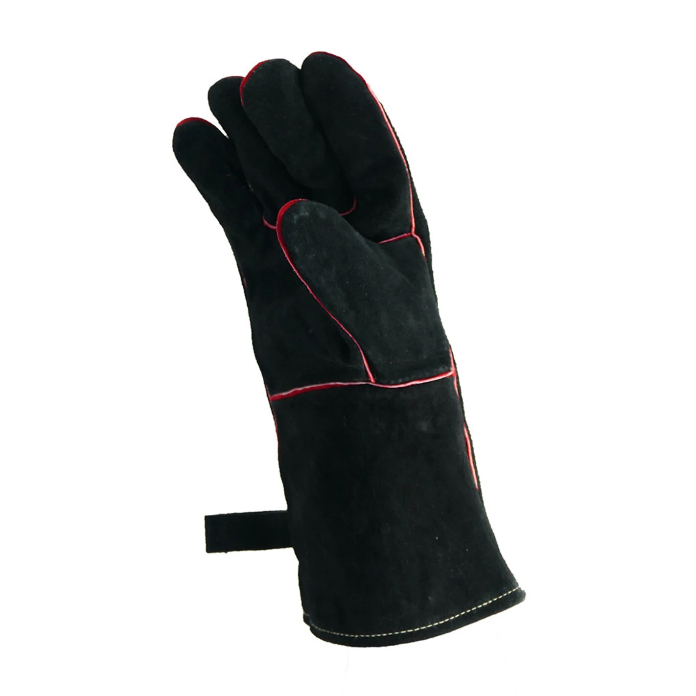 Paire Gants Barbecue Cuir Noir - Nordic Flame 6 Paire Gants Barbecue Cuir Noir - Nordic Flame – Image 4