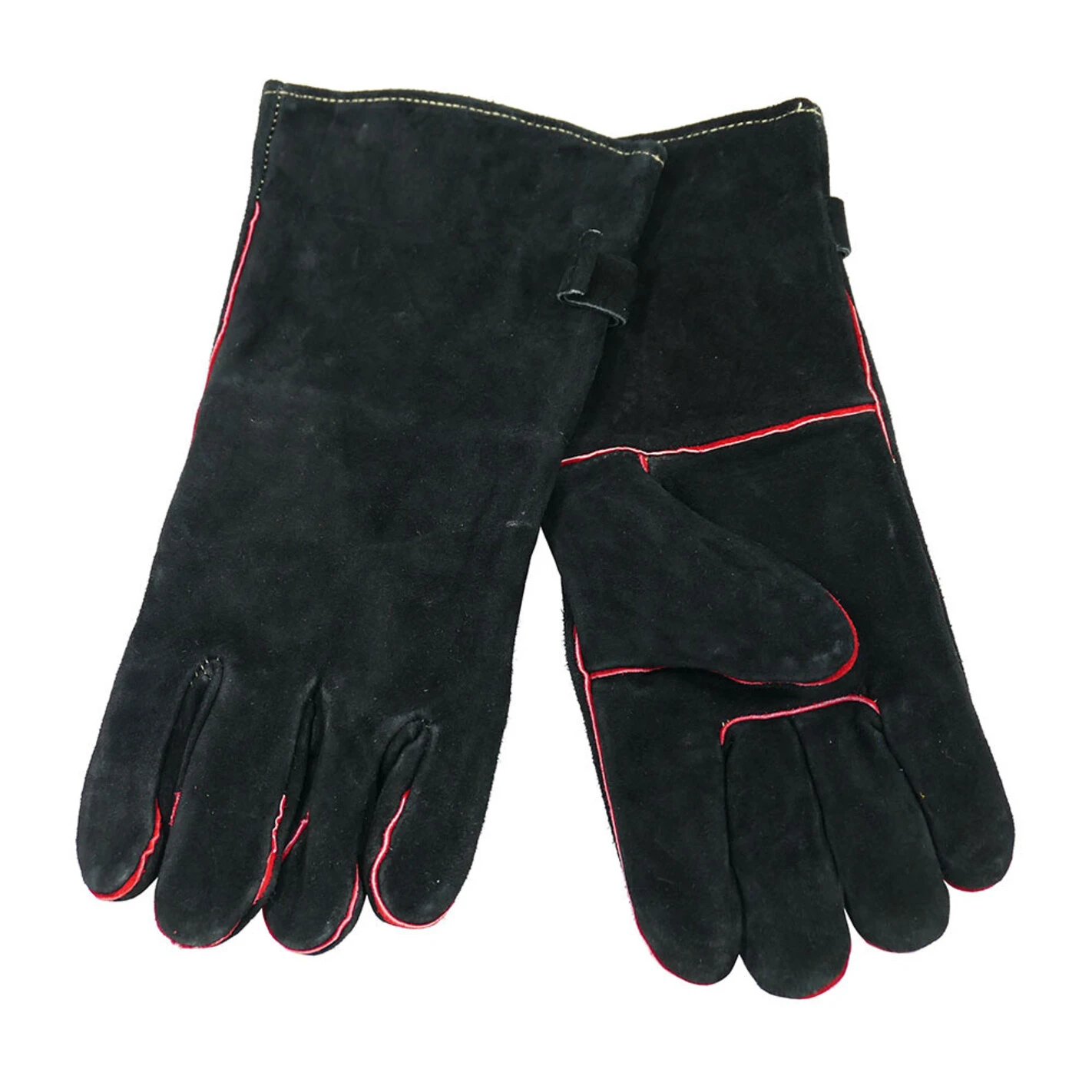 Paire Gants Barbecue Cuir Noir - Nordic Flame 7 Paire Gants Barbecue Cuir Noir - Nordic Flame – Image 5