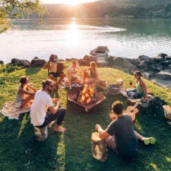 Brasero Corten Triple ⌀120 Cm - Höfats 10 Brasero Corten Triple ⌀120 Cm - Höfats -Weber Soldes Magasin hofats triple 120 cm 4260447330443 3