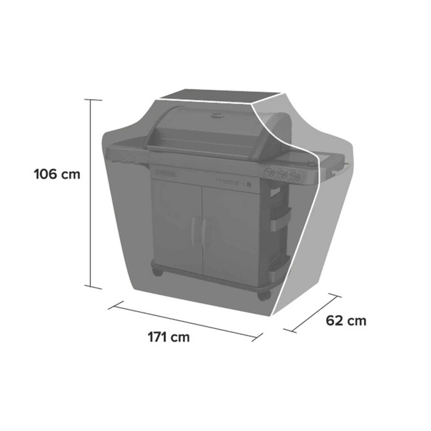 Housse Barbecue 3 Series RBS - Campingaz 4 Housse Barbecue 3 Series RBS - Campingaz – Image 2
