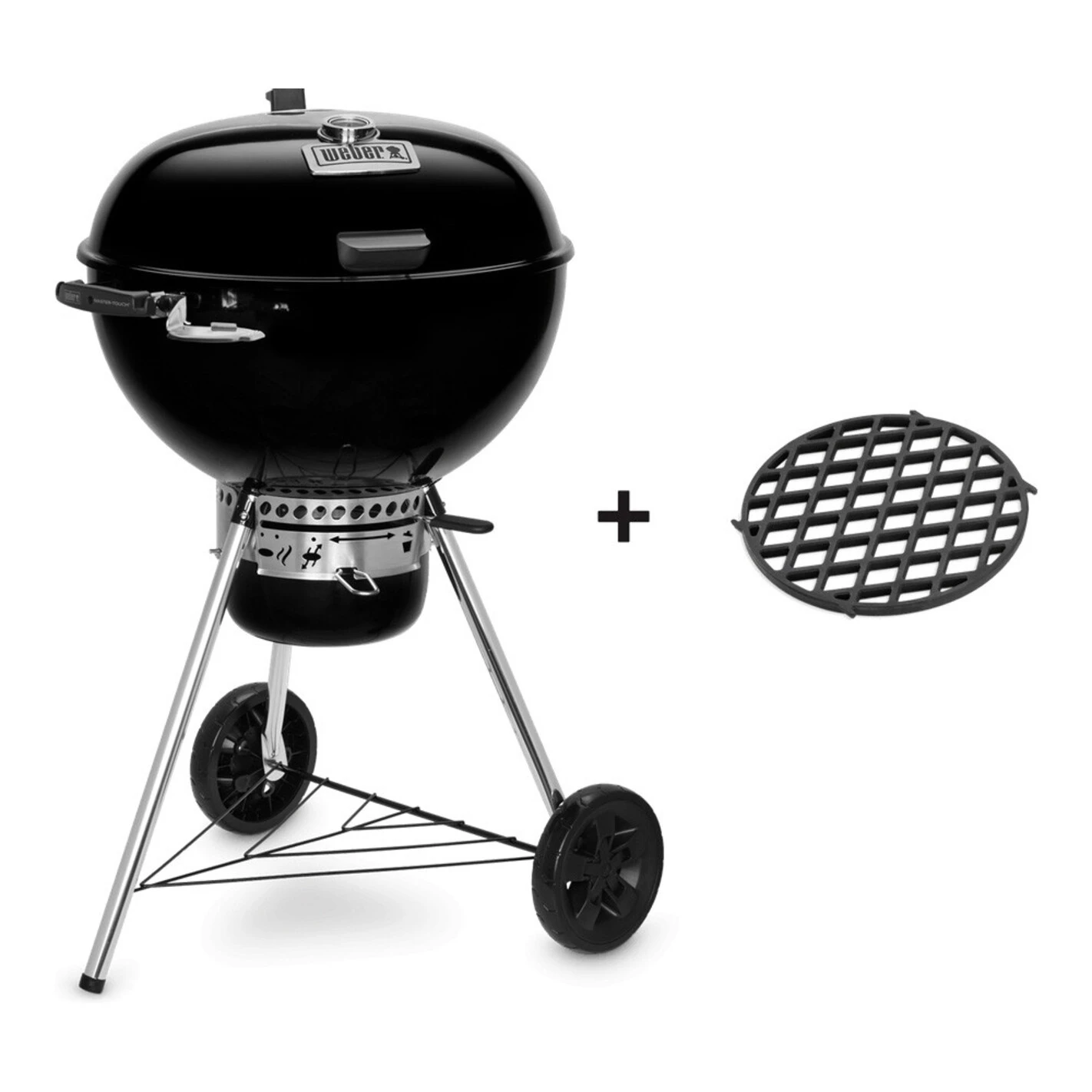 Barbecue Charbon Mastertouch Premium E-5775 + Grille - Weber 3 Barbecue Charbon Mastertouch Premium E-5775 + Grille - Weber