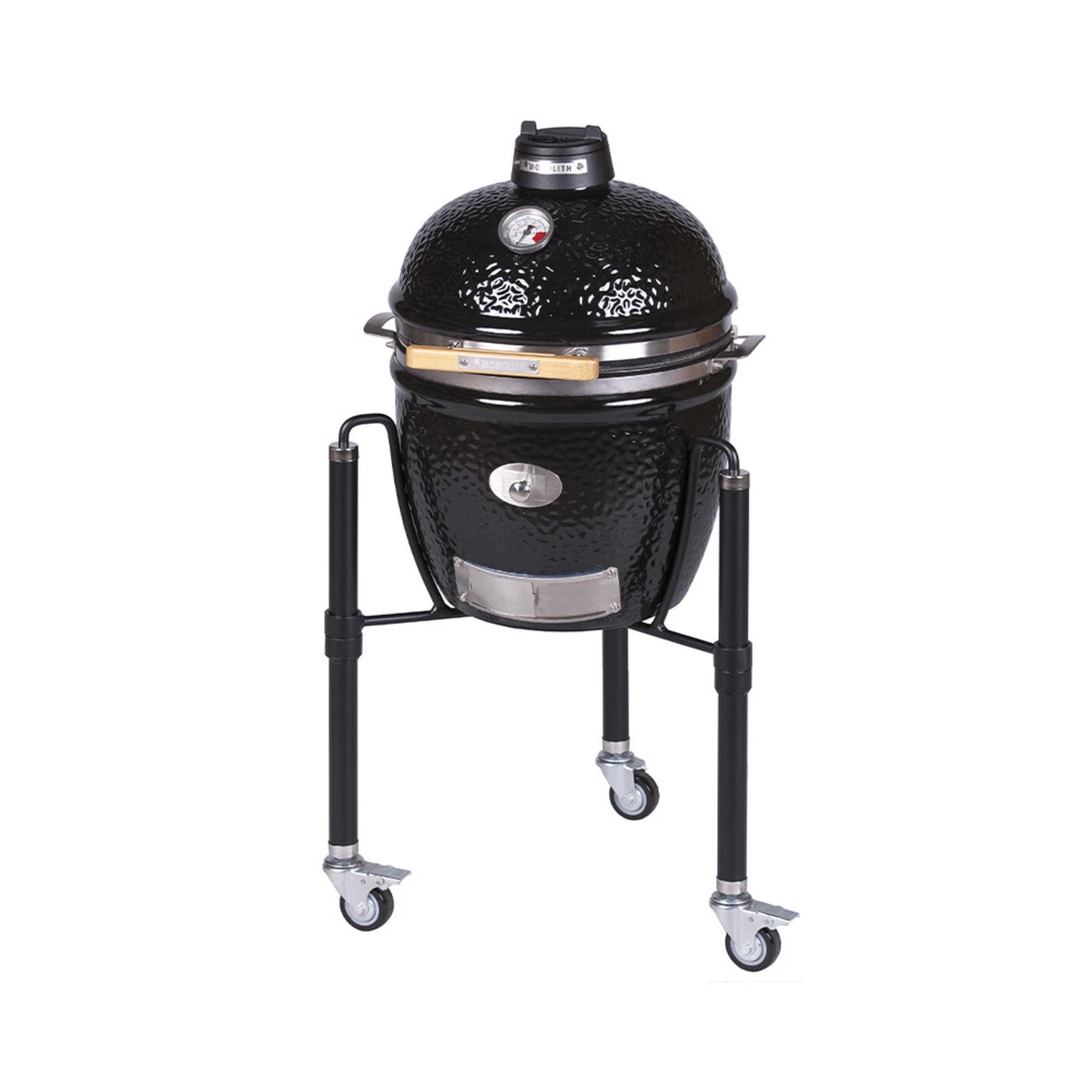 Barbecue Kamado JUNIOR Pro 2.0 Noir + Chariot - Monolith* 4 Barbecue Kamado JUNIOR Pro 2.0 Noir + Chariot - Monolith* – Image 3