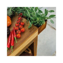 Billot Corten Et Bois De Teck 90 Cm - Ofyr 9 Billot Corten Et Bois De Teck 90 Cm - Ofyr -Weber Soldes Magasin ofyr billot range bois 90 cm 7430440799784 3