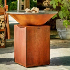 Brasero Corten Classic 100 - Ofyr 10 Brasero Corten Classic 100 - Ofyr -Weber Soldes Magasin ofyr classic brasero plancha corten 3291081336219 3
