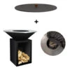 Pack Brasero Storage 100 Noir + Couvercle - OFYR 1 Pack Brasero Storage 100 Noir + Couvercle - OFYR -Weber Soldes Magasin pack brasero plancha storage 100 noir couvercle 2020000033721
