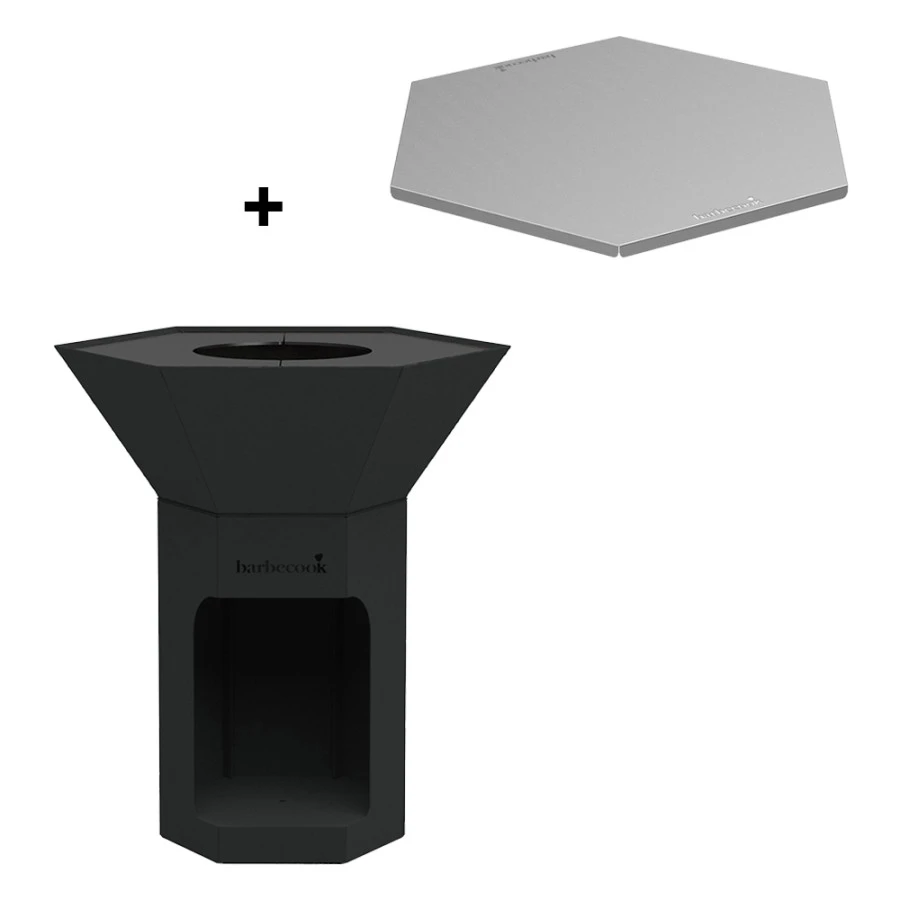 Pack Nestor Original Noir + Couvercle De Protection - Barbecook 3 Pack Nestor Original Noir + Couvercle De Protection - Barbecook