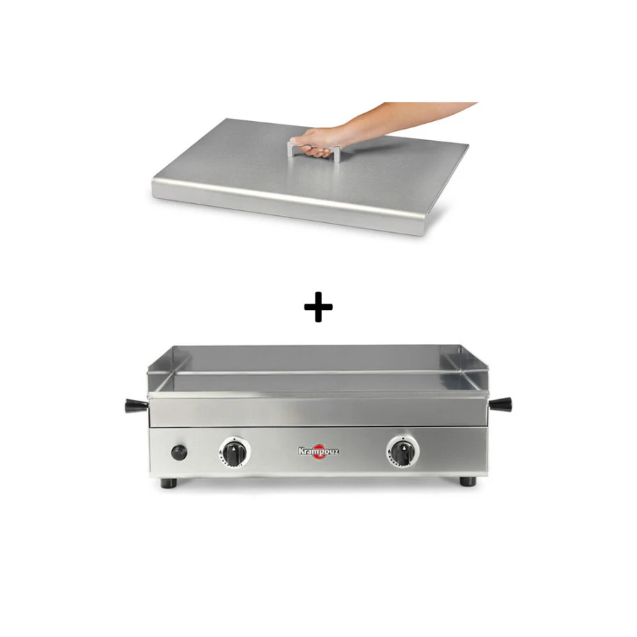 Pack Plancha Gaz Design 65 + Capot - Krampouz 3 Pack Plancha Gaz Design 65 + Capot - Krampouz