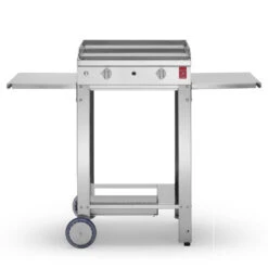 Pack Plancha Gaz Chef 55 Lisse + Chariot - Planet -Weber Soldes Magasin pack plancha gaz chef 55 lisse chariot planet 2020000031949 2