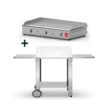 Pack Plancha Gaz Chef 80 Lisse + Chariot - Planet 2 Pack Plancha Gaz Chef 80 Lisse + Chariot - Planet -Weber Soldes Magasin pack plancha gaz chef 80 lisse chariot planet 2020000031956