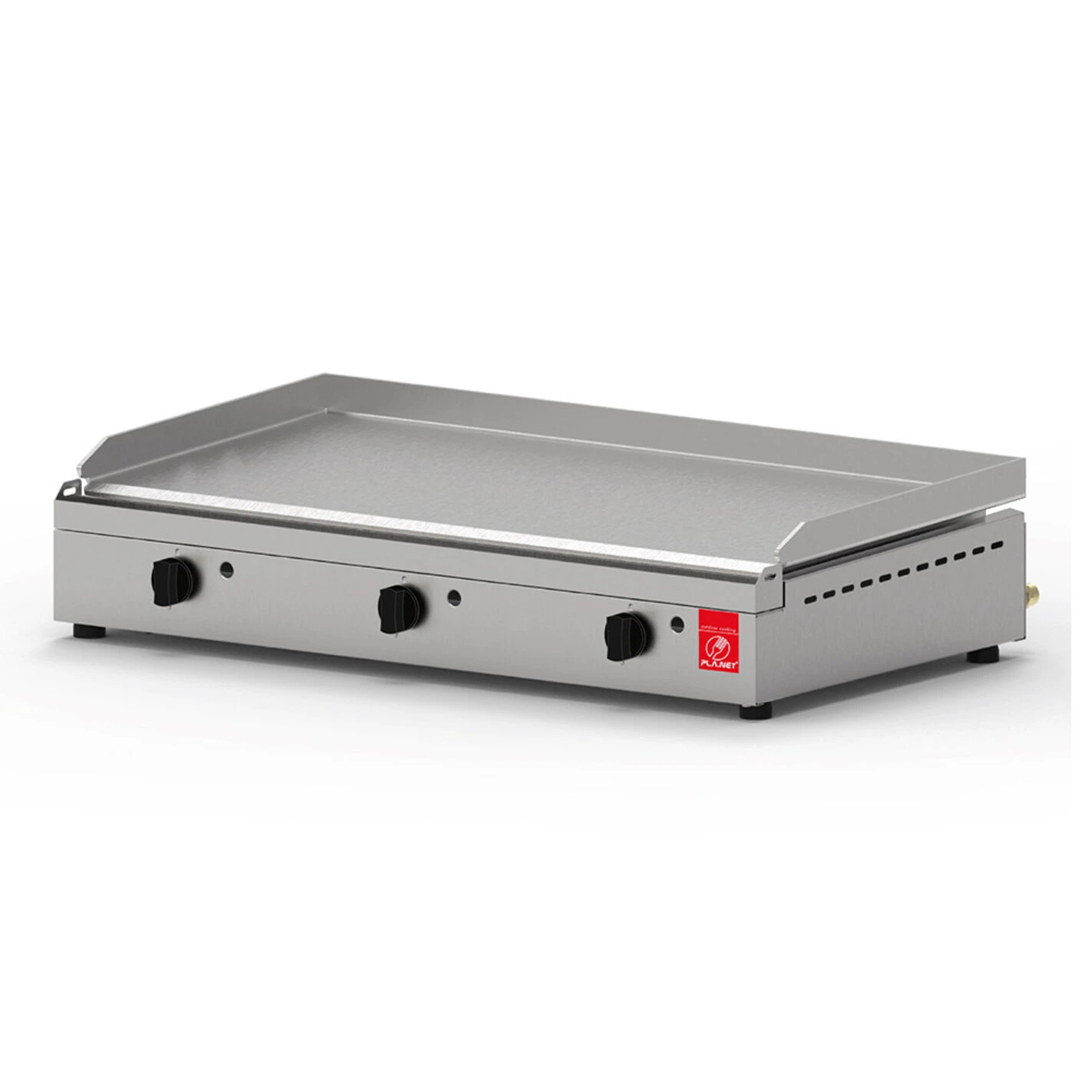 Plancha Gaz Alfa 800 Lisse Inox - Planet 3 Plancha Gaz Alfa 800 Lisse Inox - Planet