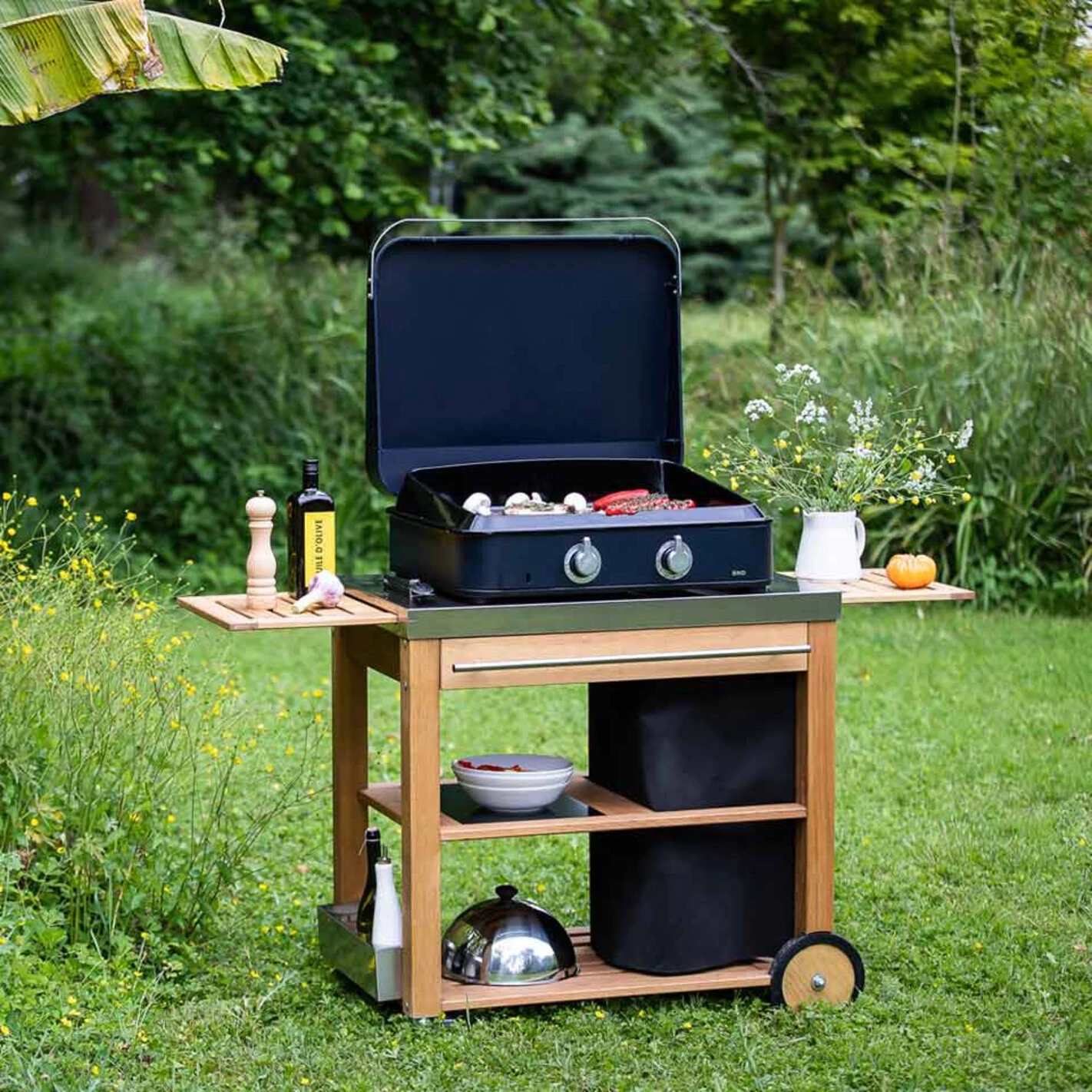 Plancha Gaz Enosign 65 Bleue Navy Avec Capot - ENO* 6 Plancha Gaz Enosign 65 Bleue Navy Avec Capot - ENO* – Image 4