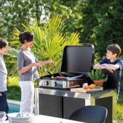 Plancha Enosign 65 Inox Et Noir Avec Capot - ENO* 18 Plancha Enosign 65 Inox Et Noir Avec Capot - ENO* -Weber Soldes Magasin plancha enosign 65 inox et noir capot 3224780041207 7