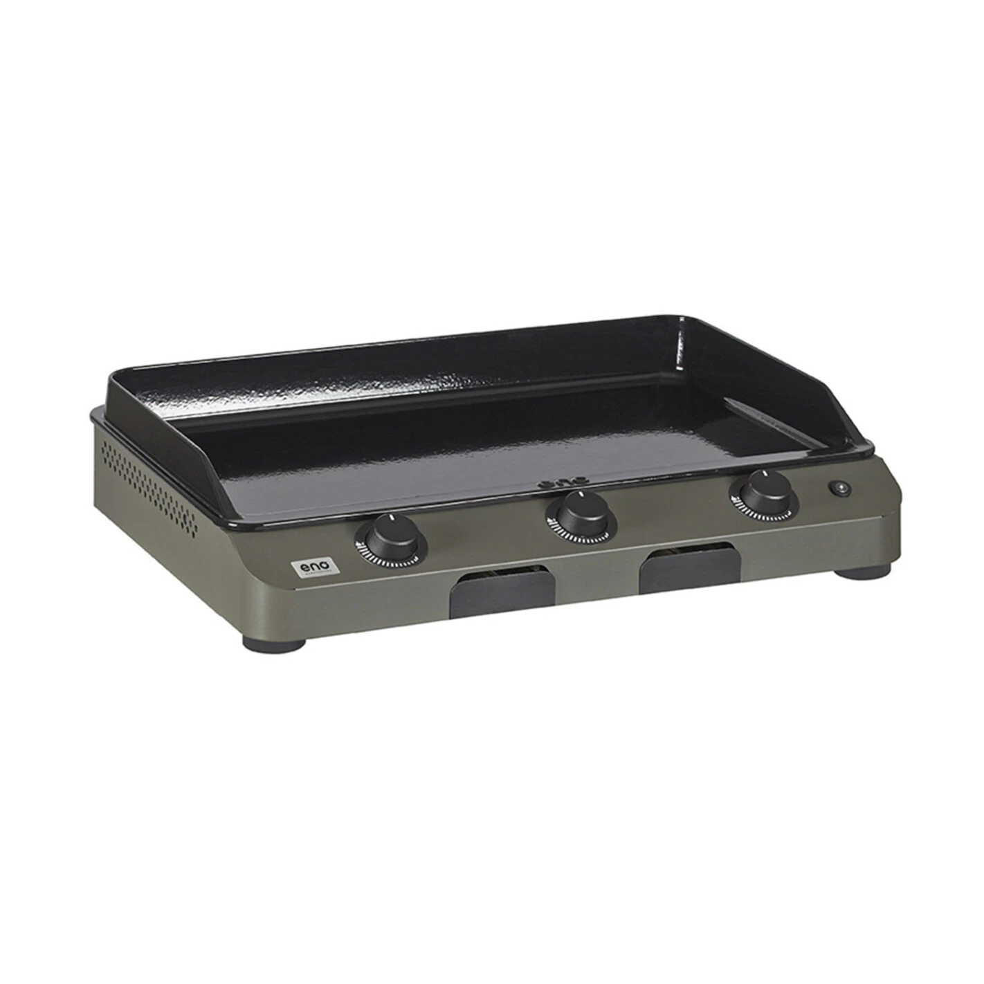 Plancha Gaz Fusion 75 En Acier Gris Cargo - ENO 4 Plancha Gaz Fusion 75 En Acier Gris Cargo - ENO – Image 2