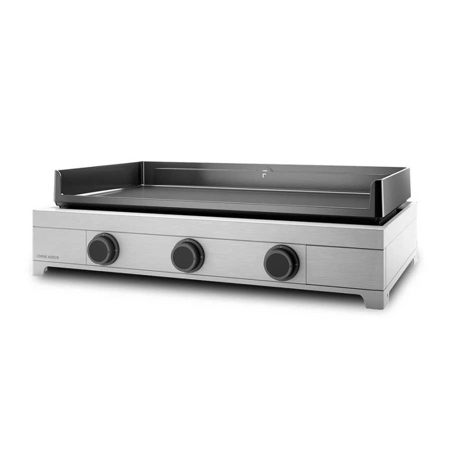 Plancha Gaz Modern 75 Inox Marin - Forge Adour 3 Plancha Gaz Modern 75 Inox Marin - Forge Adour
