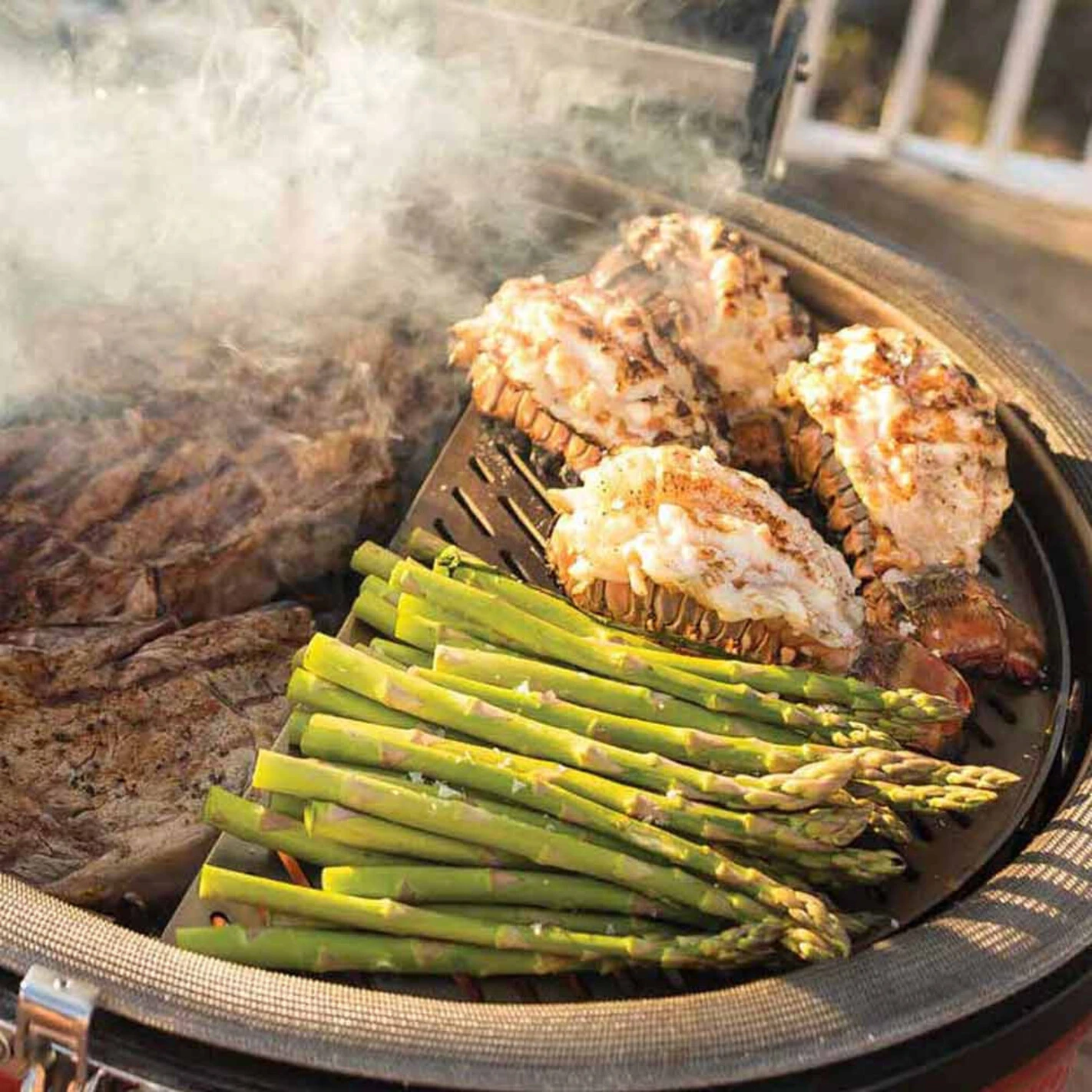 Kamado Joe Plaque Demi Lune Inox Kamado Classic Joe 4 Kamado Joe Plaque Demi Lune Inox Kamado Classic Joe – Image 2