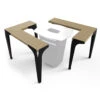 Tables Acacia En L (x2) Pour Brasero Plancha - Le Gooker -Weber Soldes Magasin tables acacia le gooker 2020000028628